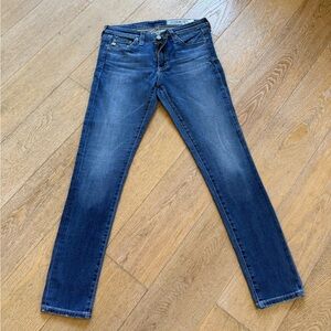 Ag Adriano Goldschmied  Blue Skinny Jeans